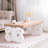 Wood Coffee Table – 47" Rectangular Table
