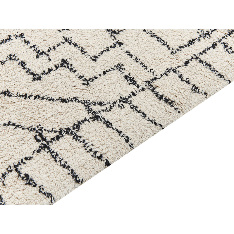 Esmeraude Geometric Hand Woven Area Rug, Rectangle 140cm x 200cm