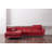 Upholstered L-Shaped Sectional Left Hand Facing-61959178