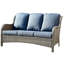 Ensemble de conversation de patio 9 pièces NTC, ensemble de canapé d'extérieur en osier avec chaises berçantes pivotantes, repose-pieds et table de foyer optionnelle, ensemble de conversation de patio avec coussins-88392639-98547657-88392638