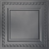 24'' L x 24'' W Coffered PVC Drop-In Ceiling Tile In Black