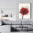 Anemone Red Flower - Romantic Framed Canvas for Home Decor