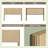 Modern Wooden Headboard With Arched Corrugated,Fits Queen Size Beds, Vertical Grain Design, Farmhouse & Vintage Style, Easy Assembly, Oak-229305945