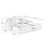 Canapé modulaire 2 places en velours côtelé l 80,3 po x P 69,2 po x H 27,5 po Everette