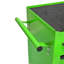Coffre à outils roulant en métal à 5 tiroirs avec glissières à roulement à billes, armoire de rangement en acier verrouillable et mobile pour l'organisation de l'atelier.