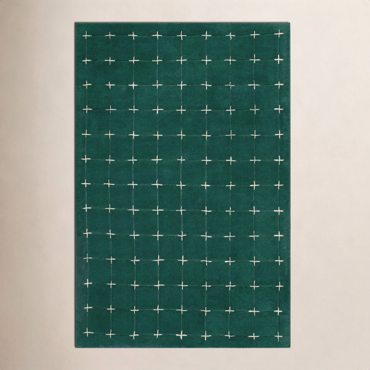 Mallory Hand-Tufted Green Rug, Rectangle 12' x 15'