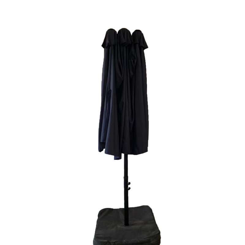 Parasol de marché 14 pi 1 po Monu, Bleu marine