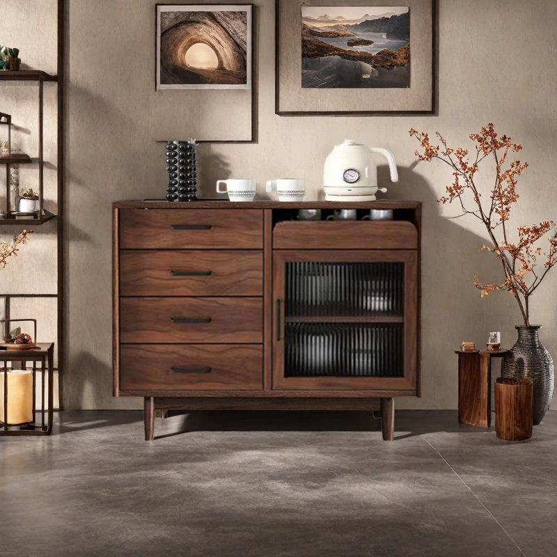 Armoire de rangement multifonctionnelle pour le salon, H 31,5 po x l 47,24 po x P 16,54 po