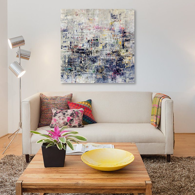 « wé hours », impression sur toile, H 48 po x l 48 po x P 1,5 po, Pas de tapis, Toile tendue