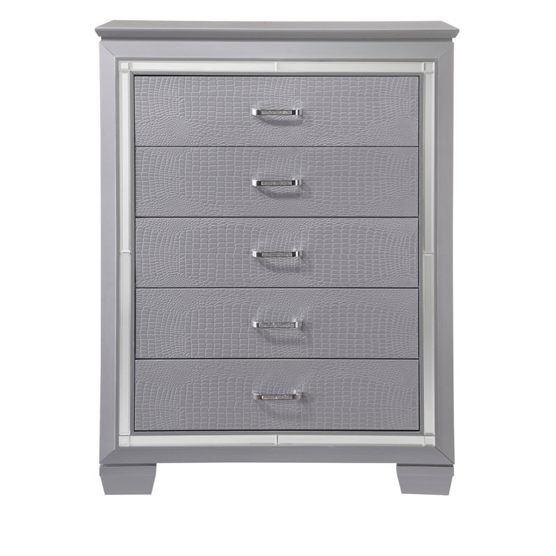 Commode haute 5 tiroirs Modern