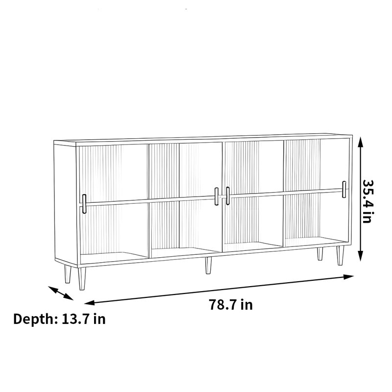 Florus, (2 tablettes) H 35,4 po x l 78,7 po x P 13,7 po