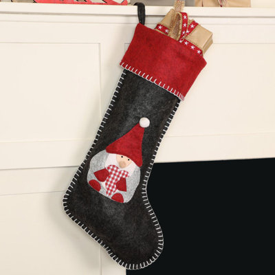 Gnome Heart Christmas Stocking