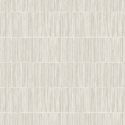 Boutique Shimmery Geometric Bamboo Stripe Wallpaper Roll