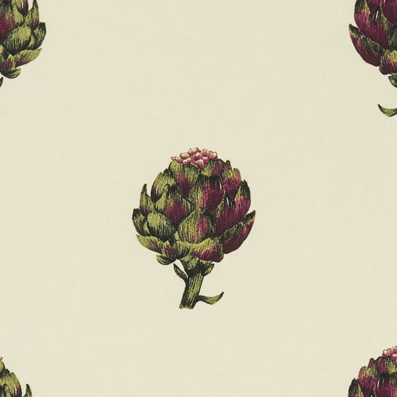 Eden Artichoke Fabric, Ivory