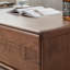 Modern rectangular solid wood coffee table-110606511