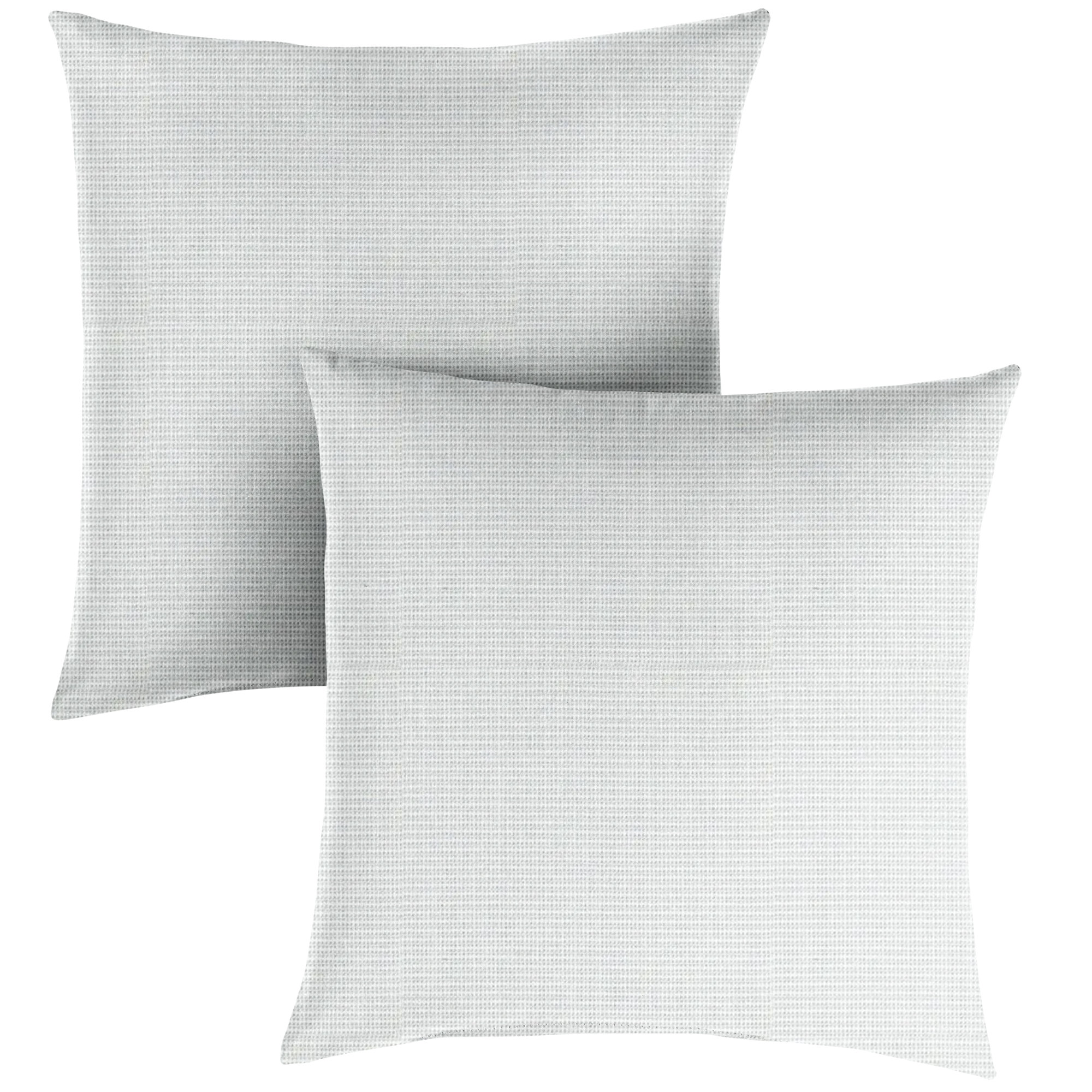 Ashish Outdoor Sunbrella Rectangular Pillow Cover & Insert, White, Square 22"