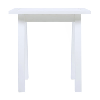 Accent Side Table, Weather-Resistant Rectangular End Table