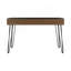 Bureau Baxter 140, une tablette, quatre pieds - acajou