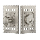 Nostalgic Warehouse Craftsman Plate Single Cylinder Deadbolt
