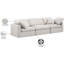 Canapé modulaire rembourré 105 po Itala-94482261