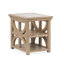Table basse rectangulaire avec tablette-433519335