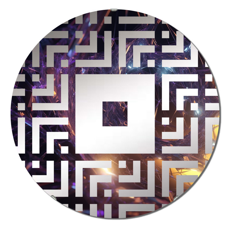 Hugheson - Square Wall Mirror, 23.6" x 23.6"