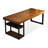 Yellowish brown Rectangular Solid Wood Executive Desk-308797407-308797405