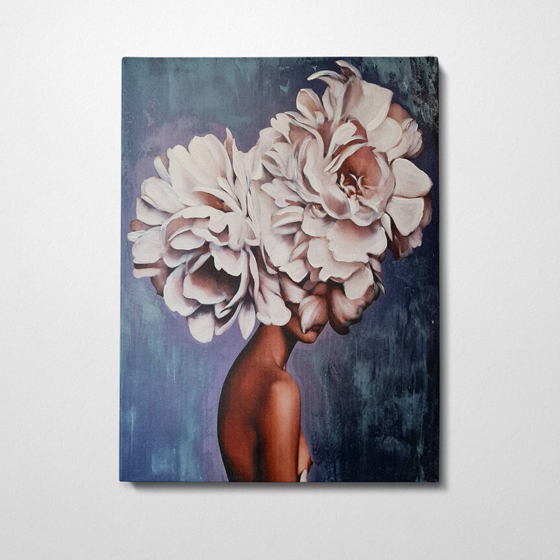 Elena - peinture sur toile tendue, L 20 po x H 20 po