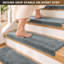 14 pièces de tapis d'escalier antidérapant pour escalier en bois Bullnose 9,5 po x 30 po-630981771-636648444