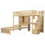 Lit mezzanine avec bureau intégré et escalier-791880855