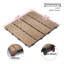 Paquet de tuiles de plancher en composite de bois et plastique 11 WPC-113414153