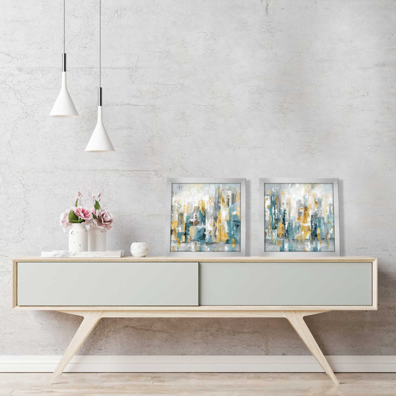 City Views - 2 Piece Single Picture Frame Print Set
