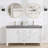 60'' Double Bathroom Vanity with Engineered Marble Top-1595824390-1603808334-1595824442
