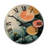 Sanaoubar Solid Wood Wall Clock-370804312