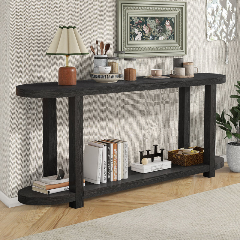 Entryway Table for Study Rooms,Entryways,Hallways,Living Rooms, Black