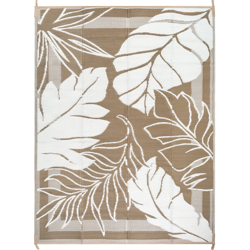 Tapis d'extérieur GELara, Brun, Rectangulaire 9 pi x 12 pi