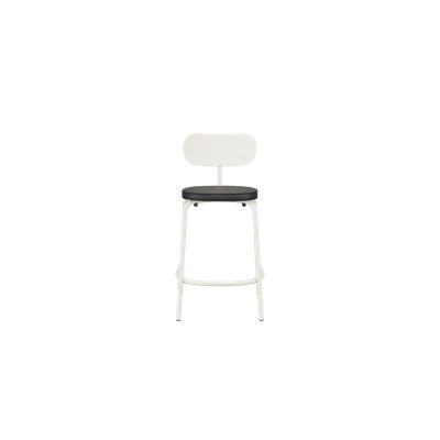 Khylia Upholstered Counter Stool with Metal Frame