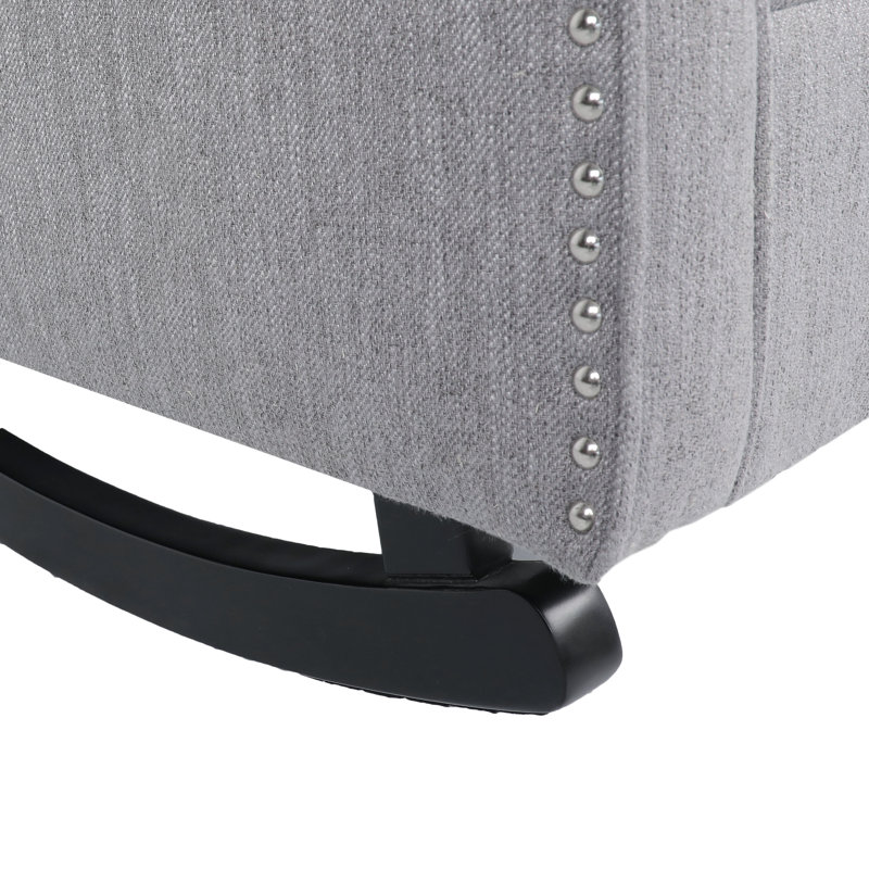 Chaise berçante Joyal, Gris