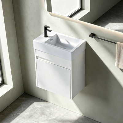 Meuble-lavabo flottant 18 po Aero (assemblé)