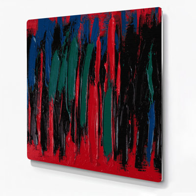 Neo Expressionism 6 Black Metal Wall Art