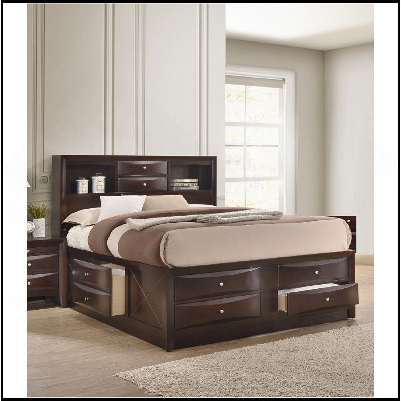 Mobilier de chambre à coucher 1Pc, Très grand lit, Cerisier