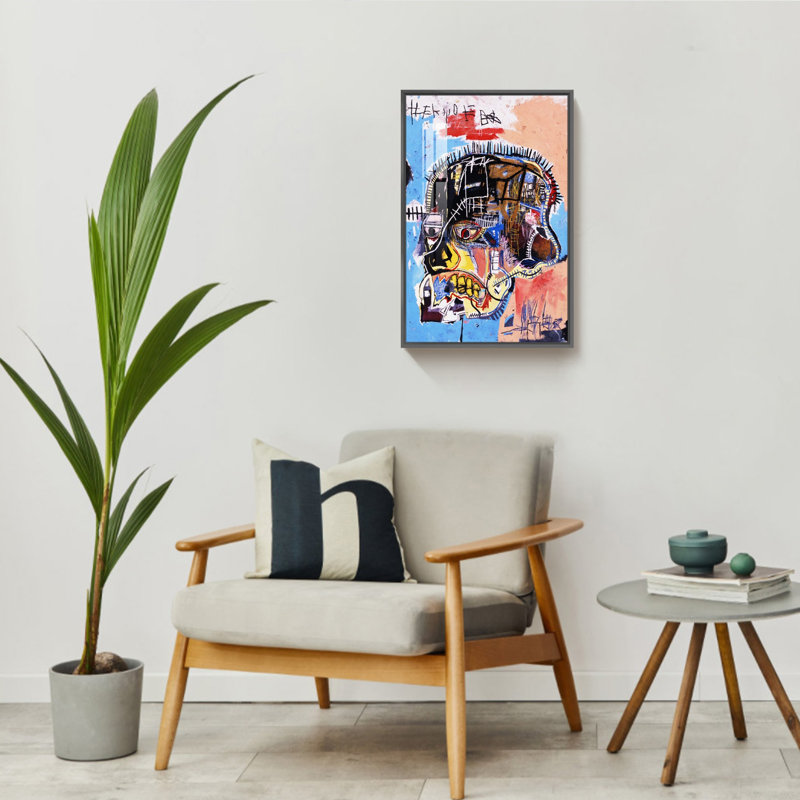 «Graffiti Art» sur toile, Noir, H 23,75 po x l 15,75 po x P 1,34 po