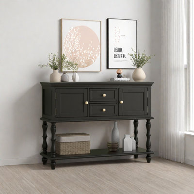 Retro Multifunctional Console Table