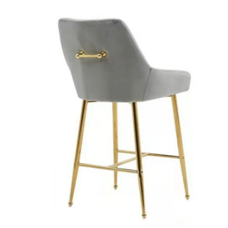 Tabouret en velours Raymond