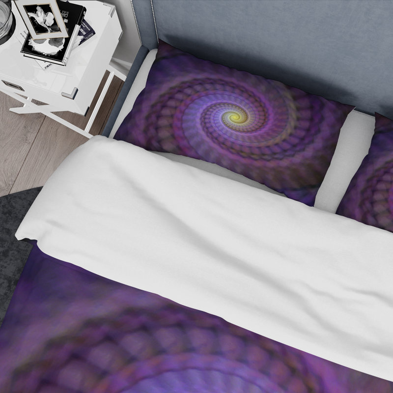 Ensemble de housse de couette Spiral, Housse de couette très grand + 2 très grandes ta