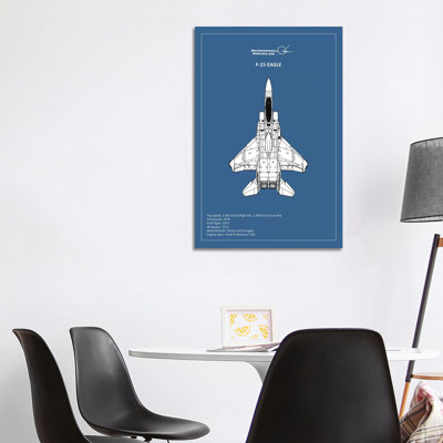 BP F15 Eagle 1 Piece Wrapped Canvas Wall Art