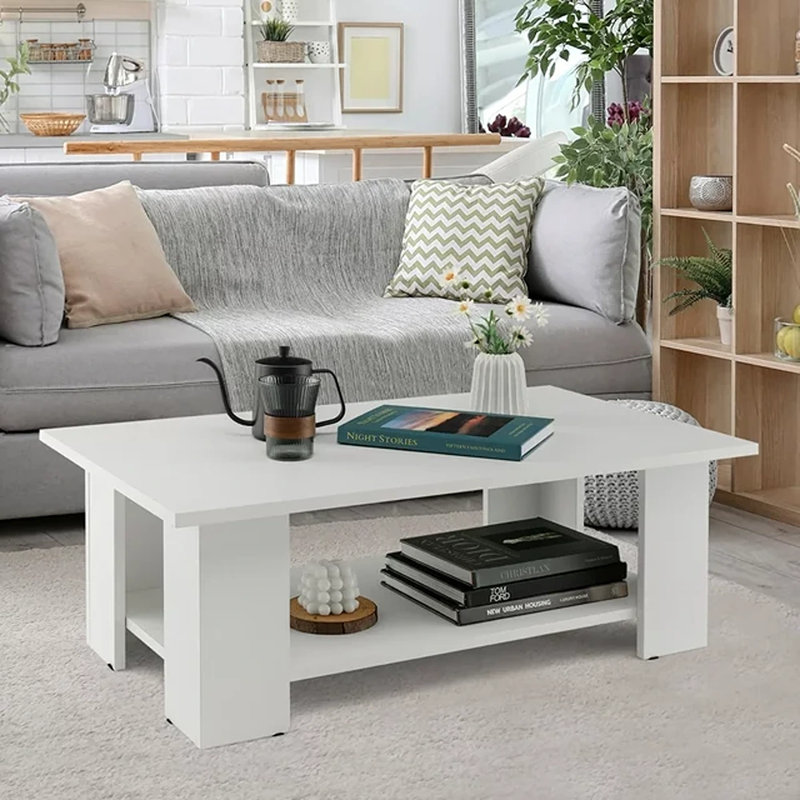 Table basse à 4 pieds avec rangement Brithanny