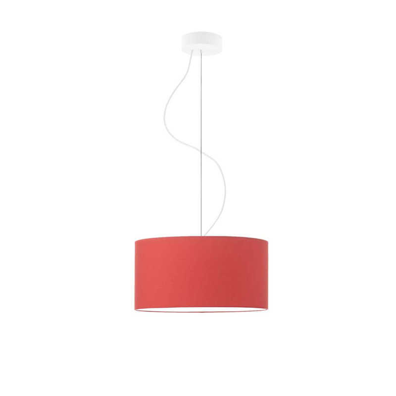 Atlis 1 - Light Single Pendant, Red, White