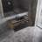 Dhruven 48 Inch Fully Assembled Single Floating Bathroom Vanity With Solid Surface Sink