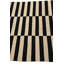 Tapis noir et blanc Jessen